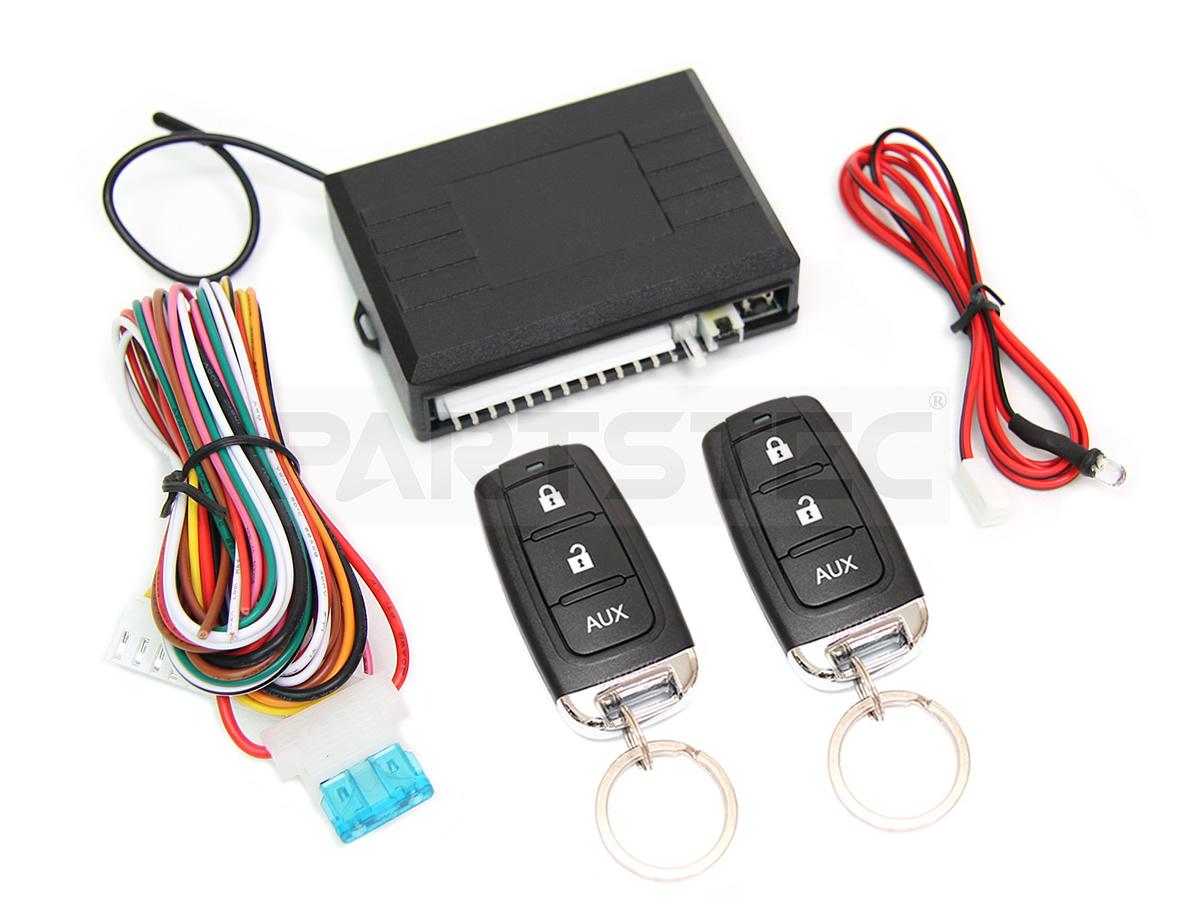 12V キーレスエントリーキット リモコン2個付 | カー用品通販 - PARTSTEC