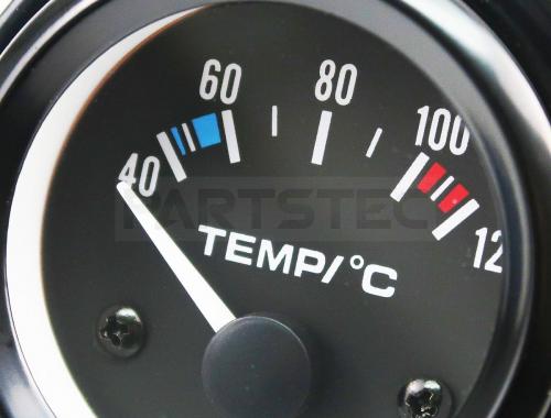 12V車汎用 水温計 52mm LEDバックライト付き