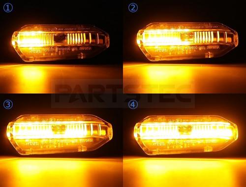 DC12Vバイク汎用 LED シーケンシャル ウインカー