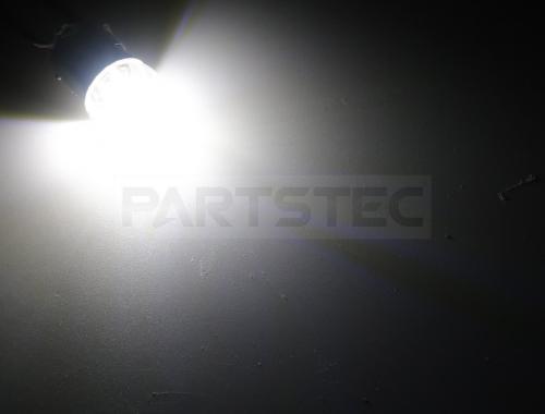 12V用 G18/BA15s ホワイトLEDバルブ