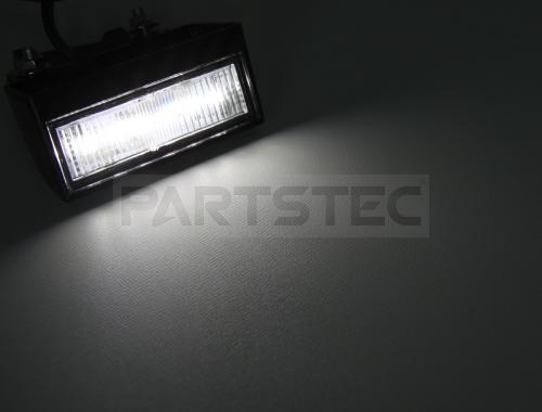 12V/24V車 6連 LEDナンバー灯　ホワイト