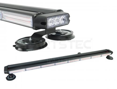 12V/24V兼用 バータイプ 赤色LED回転灯