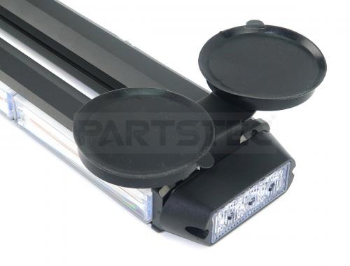 12V/24V兼用 バータイプ 赤色LED回転灯
