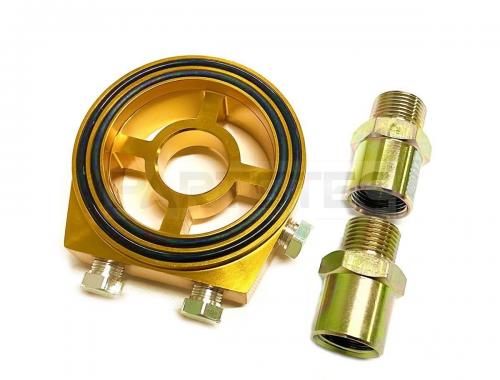 油温/油圧センサー取り出し用 アルミ製オイルブロック