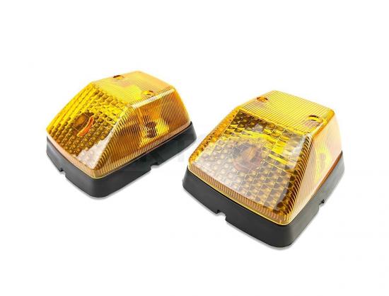 ベンツGクラス W463 オレンジウインカーレンズ 左右セット 社外品