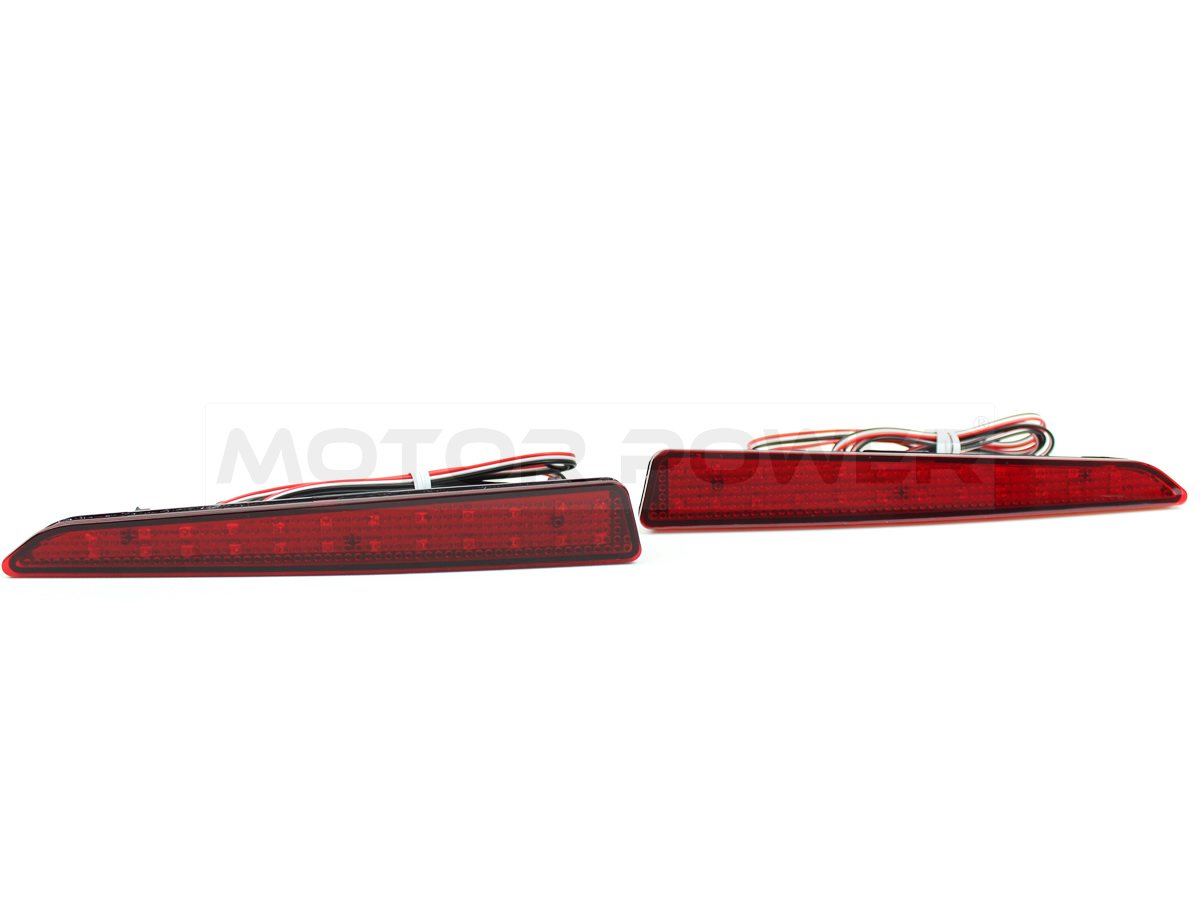 タンク タンクカスタム LED リフレクター M900A M910A 48発 レッド 赤 左右セット 割引