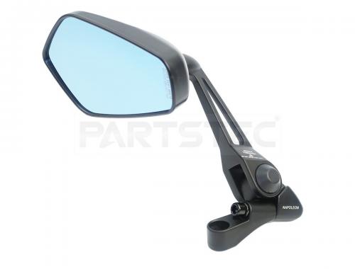 バイク汎用 ミラー 左右セット  ブルーレンズ