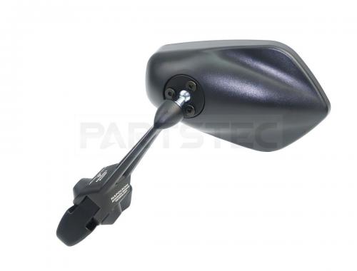 バイク汎用 ミラー 左右セット  ブルーレンズ