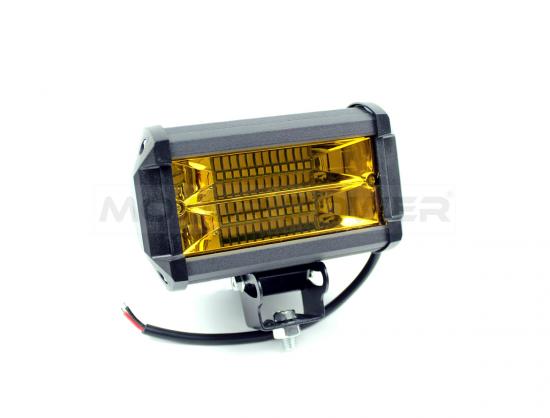 72w LEDワークライト 12V/24V対応 イエロー