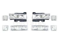 シボレー サバーバン クリスタル ヘッドライト コーナーランプ 左右セット 社外品