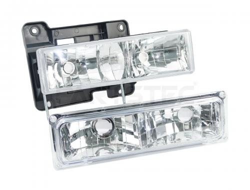 シボレー サバーバン クリスタル ヘッドライト コーナーランプ 左右セット 社外品