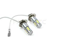 12V/24V H3 LEDバルブ ホワイト 2個