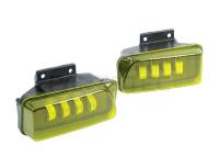 いすゞ 07エルフ イエローLED フォグランプ 左右セット