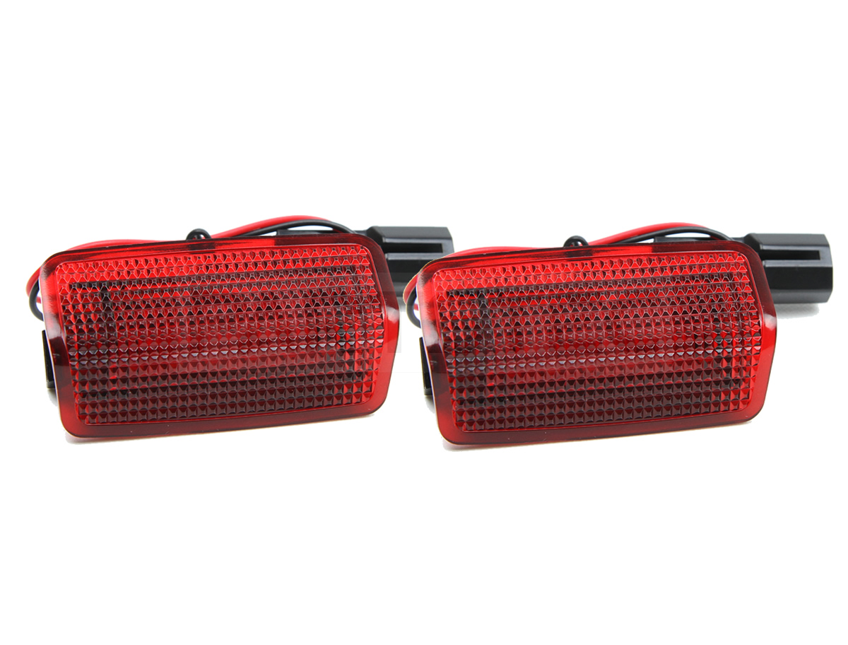 トヨタ・レクサス・日産用 北米仕様 LEDカーテシランプ 赤レンズ 2個セット | カー用品通販 - PARTSTEC