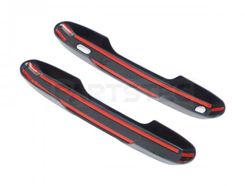 ランドクルーザー250 ドアハンドルカバーセット ピアノブラック