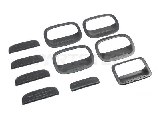 ジムニーノマド/JC74 ドアハンドルカバー 10点セット ブラック