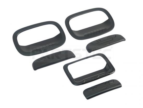 ジムニー/JB64W ジムニーシエラ/JB74W ドアハンドルカバー 6点セット ブラック