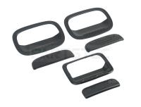 ジムニー/JB64W ジムニーシエラ/JB74W ドアハンドルカバー 6点セット ブラック