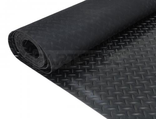 縞鋼板風ラバーマット 幅1m×長さ5m