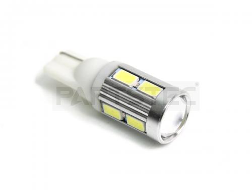 T10/T16 LED バルブ 5630チップ10連  ホワイト 2個セット