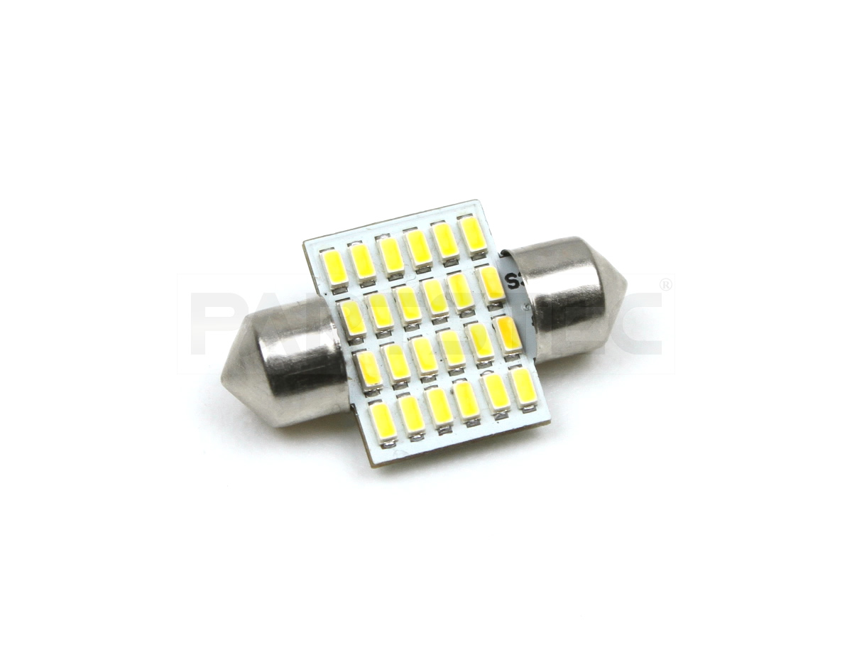 12v 24v車対応 T10 28mm 高輝度 Ledバルブ ルームランプ 室内灯 カー用品通販 Partstec 12v 24v車対応 T10 28mm 高輝度 Ledバルブ ルームランプ 室内灯 カー用品通販 Partstec