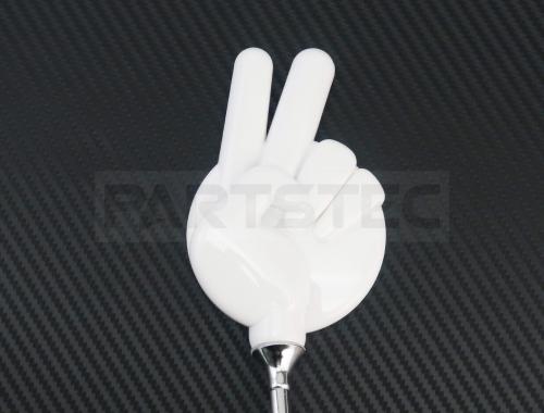 バイク汎用 じゃんけんミラー 左右セット チョキタイプ