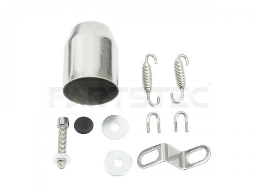 バイク汎用 カーボン調サイレンサーマフラー