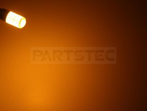 T20ピンチ部違い LEDウインカーバルブ ステルス仕様 オレンジ発光 2個セット