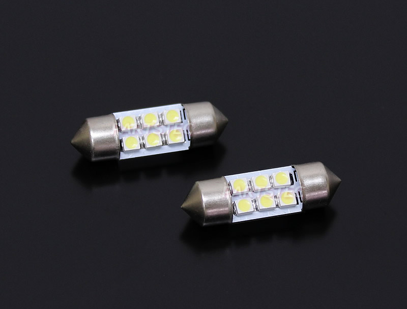 T10×31mm 3528chip 6SMD　2個セット