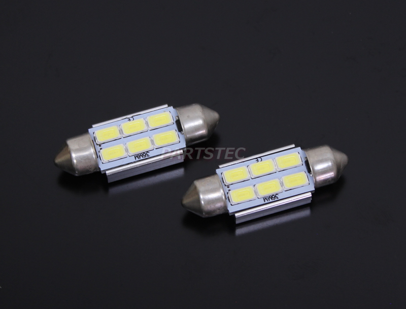 T10×37mm SAMSUNG 6SMD　キャンセラー内蔵　2個セット